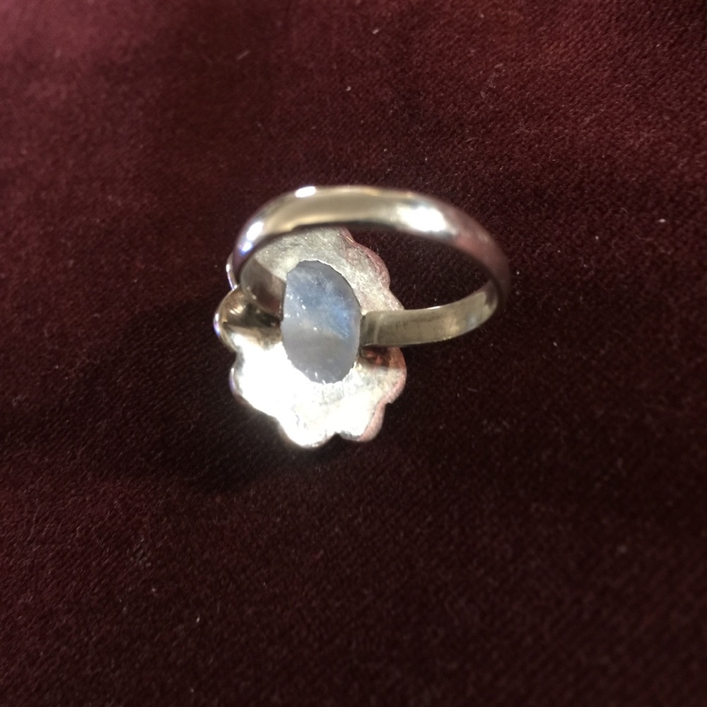 Moonstone & 925 Silver Ring - image 3